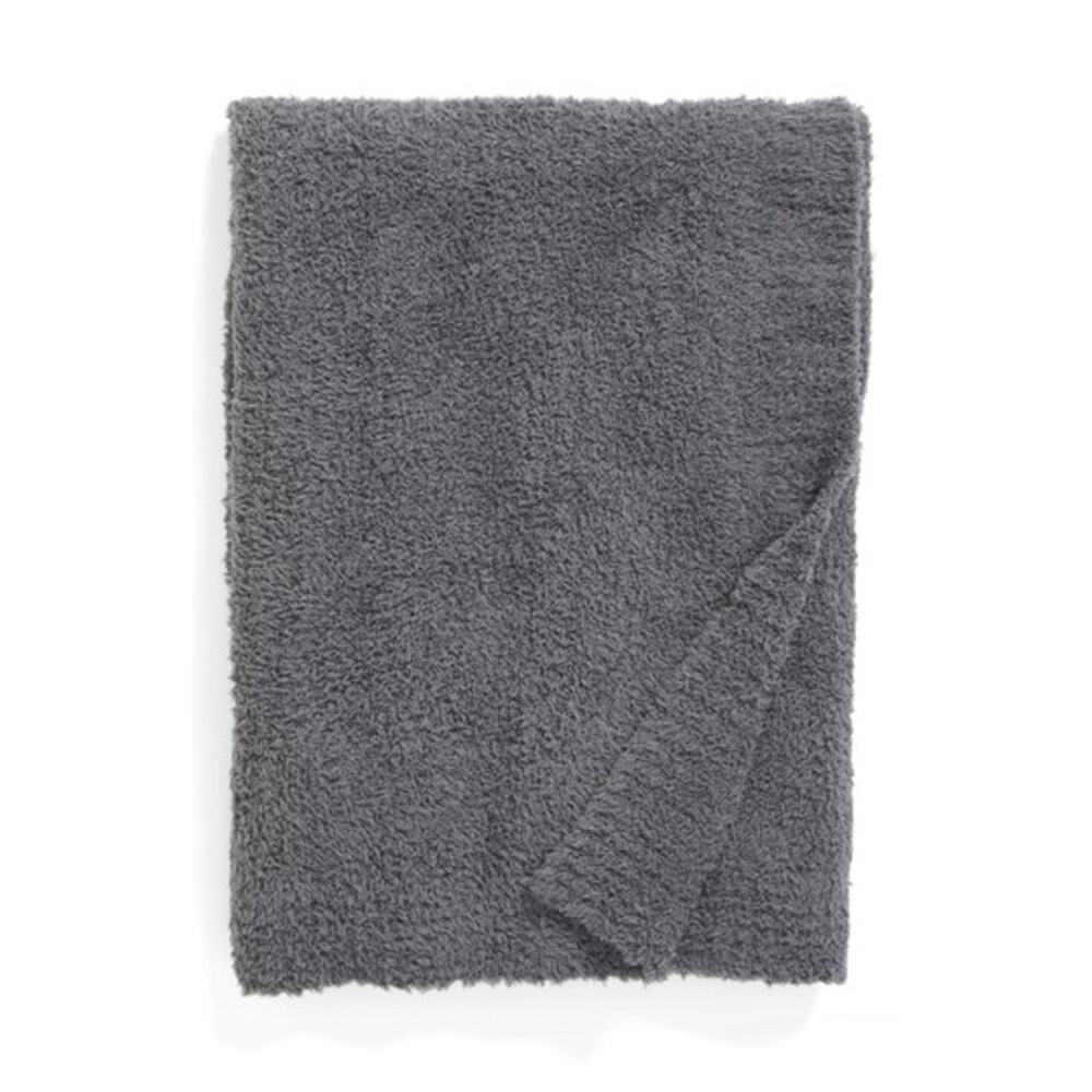 NWT Barefoot Unisex Dreams CozyChic Throw, Graphite-OS
